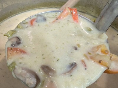 Creamy Pesto Vegetable